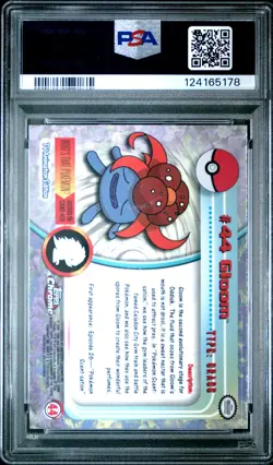2000 TOPPS CHROME POKEMON T.V. #44 GLOOM PSA 7 - Image 2