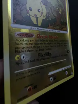 Pikachu 94/123 Diamond Pearl 2007 Mysterious Treasures Reverse Holo Pokemon Card - Image 4