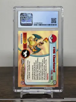 2000 Pokemon Topps Chrome #6 Charizard Chrome CGC 9 Mint - Image 2