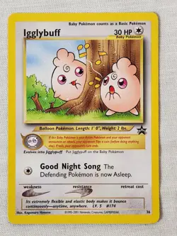 Played Igglybuff - Normal #36 Black Star Promo Pokemon TCG - Image 1