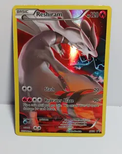 Reshiram XY74 Promo Holo Full Art LP Pokemon Card - Image 1