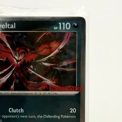 Pokemon Cosmos Holo Yveltal 088/132 GameStop Stamped Mega Evolution Promo SEALED - Image 2