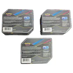 💹Set Of 3 Crown Zenith Large Tins Articuno Zapdos Moltres Pokemon TCG 15 Packs - Image 2