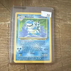 The Pokemon Company Blastoise 2/102 Base Set Holo Rare 100HP Pokemon TCG - Image 1