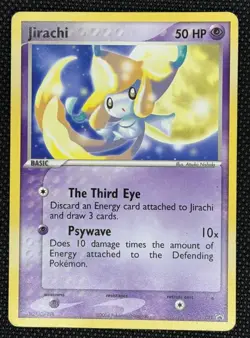 Jirachi 021 - Black Star Promo Wishmaker DVD Release Vintage Pokemon Card TCG MP - Image 1