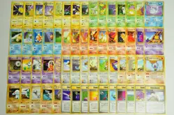 Pokemon card Lot 60 Old Back Pikachu Psyduck Grimer Magikarp Unown Jolteon etc.. - Image 1