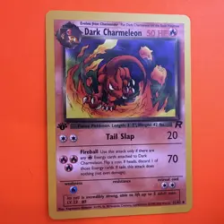 1999-2000 WOTC Pokemon Card - Dark Charmeleon Team Rocket 1st Edition 32/82 LP - Image 2