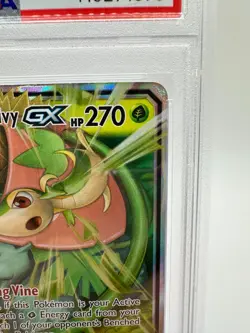 2019 Pokemon S&M Cosmic Eclipse Venusaur & Snivy GX #1 | TAG TEAM | PSA 9 MINT - Image 3
