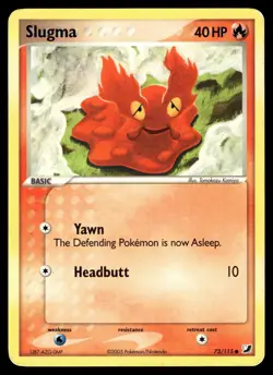 SLUGMA - 73/115 Common Unseen Forces Pokemon LP - Image 1