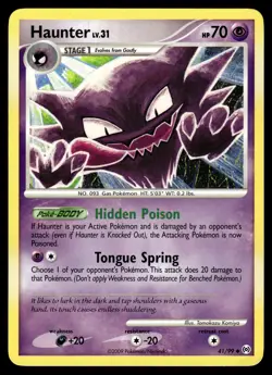 HAUNTER - 41/99 Uncommon Arceus Pokemon LP - Image 1