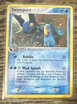 Pokemon Card Swampert POP SERIES 1 Holo Rare 5/17 - Image 1