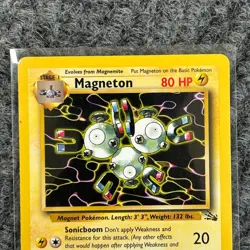 Vintage Pokemon Fossil Magneton 26/62 Rare Non-Holo NM Unlimited - Image 3