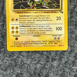 Vintage Pokemon Fossil Magneton 26/62 Rare Non-Holo NM Unlimited - Image 4
