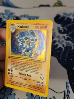 Machamp Holo Deck Exclusive 1st Edition 8/102 NM-LP Pokemon Card - Image 2