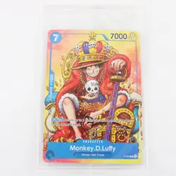 One Piece TCG Monkey D Luffy P-043 2nd Anniversary SEALED Convention Promo Card - Image 1