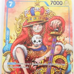 One Piece TCG Monkey D Luffy P-043 2nd Anniversary SEALED Convention Promo Card - Image 2