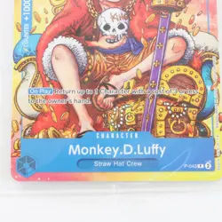 One Piece TCG Monkey D Luffy P-043 2nd Anniversary SEALED Convention Promo Card - Image 3