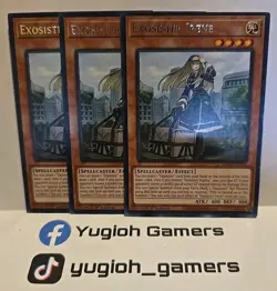 YUGIOH EXOSISTER IRENE X3 RARE LIGHT PLAYED GRCR 1ST EDITION - Image 1