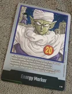 Piccolo E-55 Silver Energy Marker Dragon Ball Manga Booster Card Fusion English - Image 1