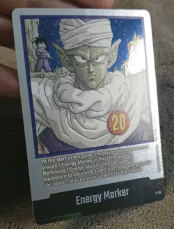 Piccolo E-55 Silver Energy Marker Dragon Ball Manga Booster Card Fusion English - Image 2