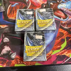 Dragon Shield Matte Clear : Japanese Size Sleeves (60) : YuGiOh Cards :: x3 - Image 1