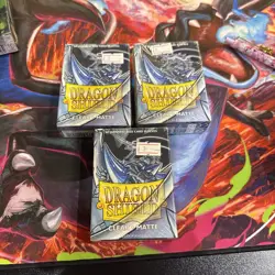 Dragon Shield Matte Clear : Japanese Size Sleeves (60) : YuGiOh Cards :: x3 - Image 2