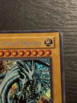 Blue Eyes White Dragon BPT-009 Holo Bleed Yu-Gi-Oh Limited Secret Rare Card HP - Image 3