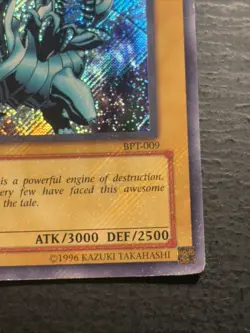 Blue Eyes White Dragon BPT-009 Holo Bleed Yu-Gi-Oh Limited Secret Rare Card HP - Image 4
