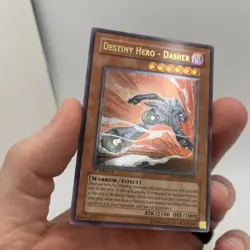 Yugioh Destiny Hero Dasher Ultimate Rare POTD-EN017 Unlimited LP - Image 4