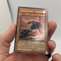 Yugioh Destiny Hero Dasher Ultimate Rare POTD-EN017 Unlimited LP - Image 5