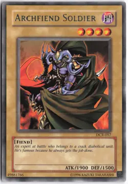 Yugioh - Archfiend Soldier DCR-057 Unlimited - Dark Crisis - Image 1