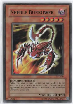 Yugioh - Needle Burrower AST-020 Unlimited - Ancient Sanctuary - Image 1