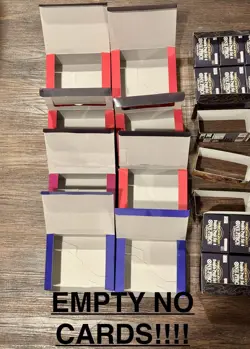 EMPTY! One Piece CCG BOX LOT DP01, DP06 DISPLAYS, OP11, OP13, & OP14 - NO CARDS - Image 3