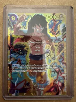 Monkey D Luffy OP09-119 SEC Emperors in the New World One Piece Mint NM - Image 1