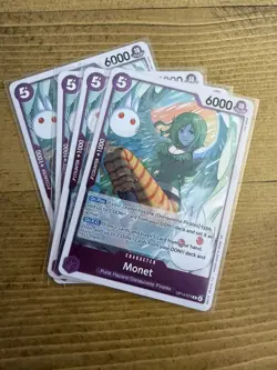 4X Monet Playset - OP14-074 Rare NM - The Azure Sea's Seven - One Piece TCG - Image 1