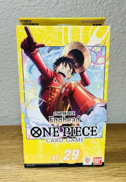 NEW ONE PIECE CARD GAME: EGGHEAD LUFFY STARTER DECK ST-29 TCG ENGLISH - Image 1