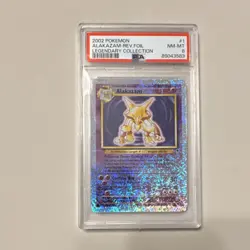 Pokemon Alakazam 1/110 Legendary Collection Reverse Holo Rare PSA 8 2002 English - Image 1