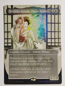 MTG Secret Lair Michiko Konda, Truth Seeker 259 -Kamigawa Ink [UPick Foil/Reg]NM - Image 3