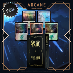ARCANE LANDS LEAGUE OF LEGENDS Secret Lair Foil Edition | Factory Sealed | MTG - Image 1