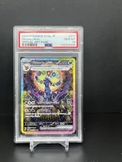 2024 Pokemon JPN SV8A-TERASTAL Festival EX Umbreon EX SAR PSA 10 GEM MT #217 - Image 1