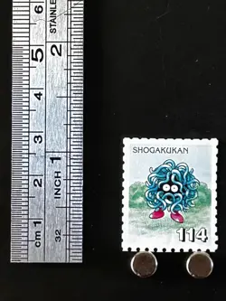 Tangela Pkemon Stamp Shogakukan Nintendo Japanese Japan Card TCG Very Rare S - Image 2