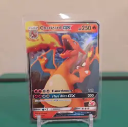 Pokemon TCG Charizard GX Hidden Fates Holo Ultra Rare Card 9/68 NM Condition - Image 1