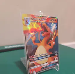 Pokemon TCG Charizard GX Hidden Fates Holo Ultra Rare Card 9/68 NM Condition - Image 2