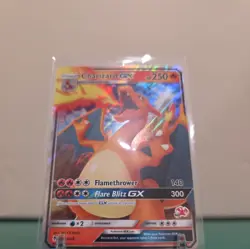 Pokemon TCG Charizard GX Hidden Fates Holo Ultra Rare Card 9/68 NM Condition - Image 4