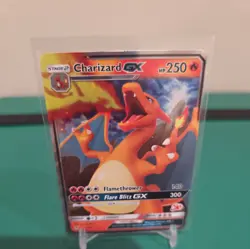 Pokemon TCG Charizard GX Hidden Fates Holo Ultra Rare Card 9/68 NM Condition - Image 5