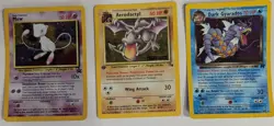 Pokemon Card Mew Aerodactyl Dark Gyarados Holo Black Star Promo Prerelease 1999 - Image 1