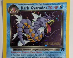 Pokemon Card Mew Aerodactyl Dark Gyarados Holo Black Star Promo Prerelease 1999 - Image 4
