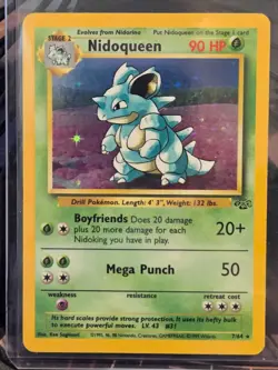 Nidoqueen - Pokemon Card TCG WOTC 7/64 Rare Holo Jungle - Image 1