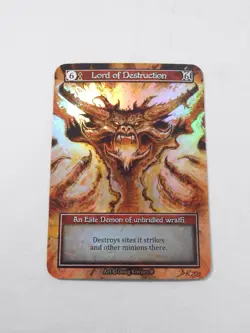 Lord of Destruction Foil Sorcery Contested Realm Gothic Elite Card TCG - Image 1
