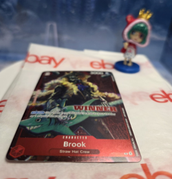 Brook ST01 011 C WINNER Promotional Tournament English HOLO One Piece Card Game - Image 1